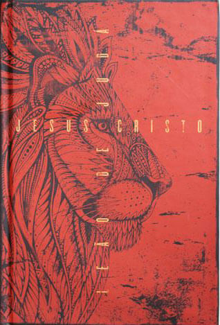 Biblia Nvt Ln Leão de Judá Vermelho