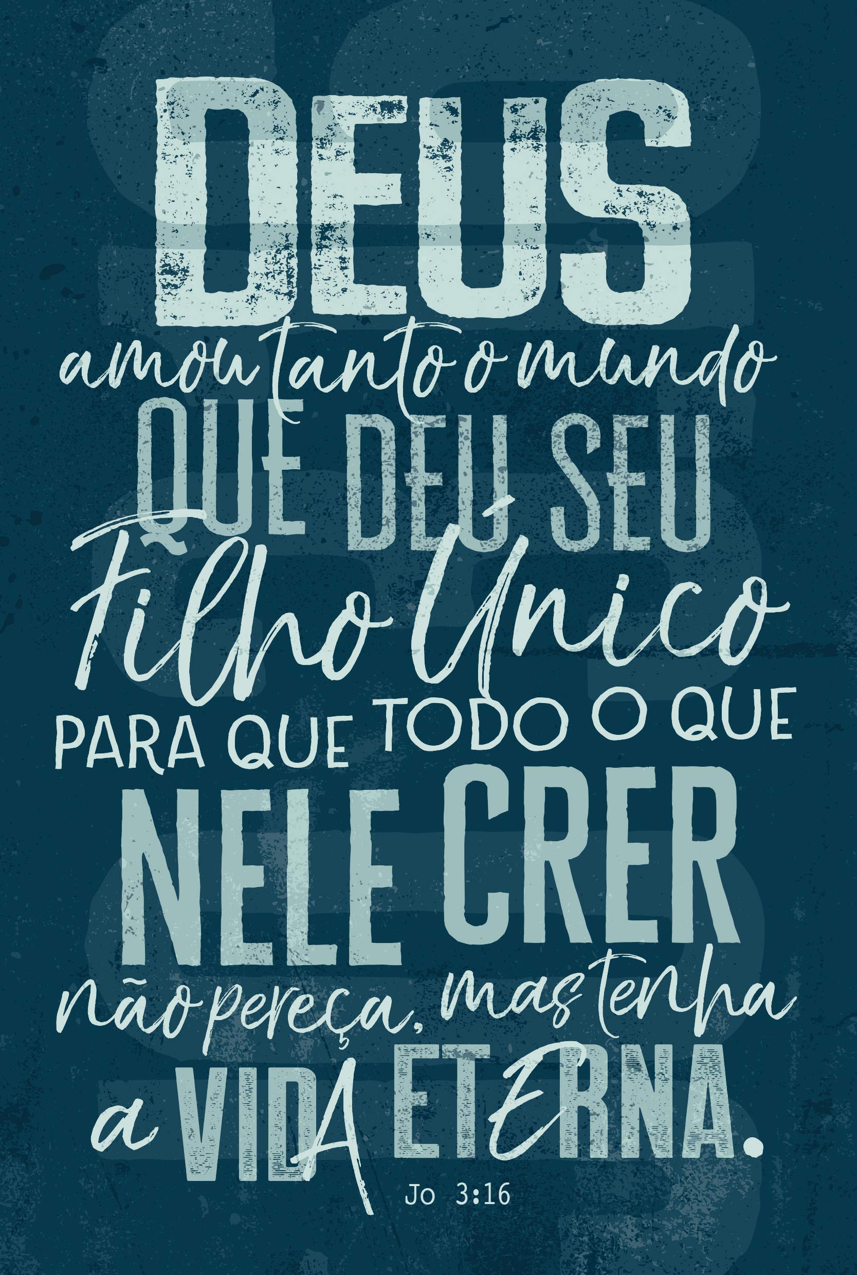 Biblia Nvt Ln Joao 3.16 Azul