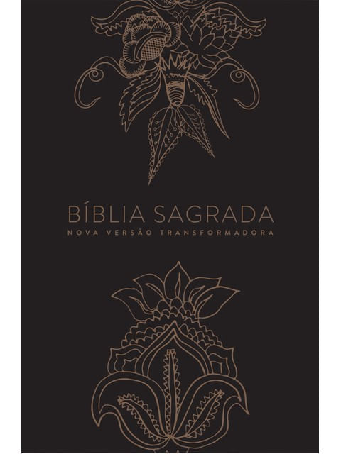 BíBlia Nvt Ln Indian Flowers Dourada