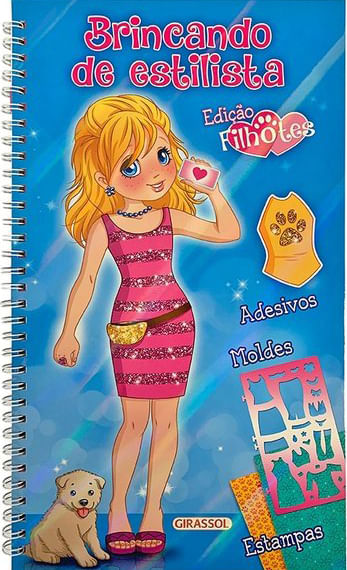 Brincando de Estilista - Edição Filhotes (Azul) - Vol. 3
