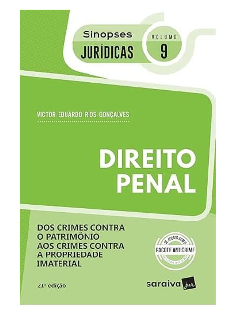 Sinopses - Direito Penal - dos Crimes Contra o PatrimôNio - Vol. 09 - 21ª Edição 2020