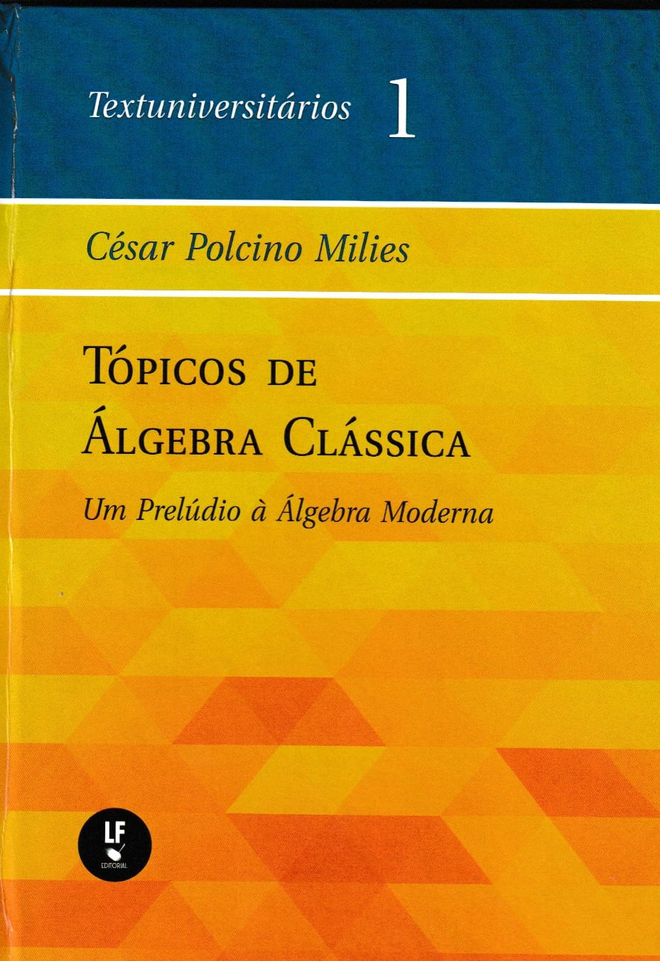 TóPicos de áLgebra CláSsica: um PrelúDio à áLgebra Moderna - Vol. 1