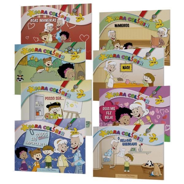 Kit com os 8 Livros para Colorir (Vol. 1-8)