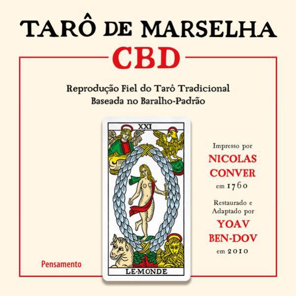 Tarô de Marselha Cbd - Caixa com Livro + 78 Cartas