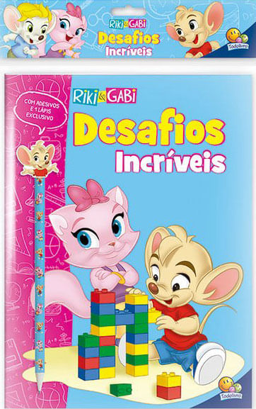 Desafios IncríVeis (Kit Livro+LáPisborracha) (Riki & Gabi)