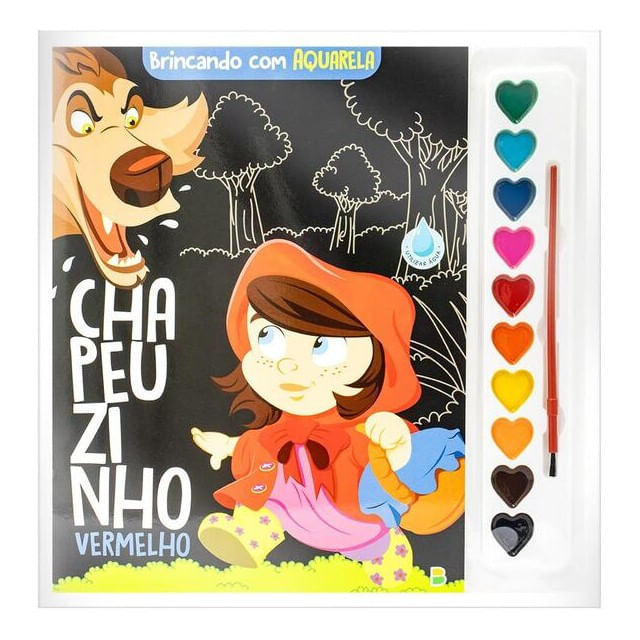 Brincando com Aquarela: Chapeuzinho Vermelho