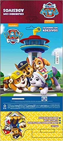 Patrulha Canina Colorindo com Adesivos 02