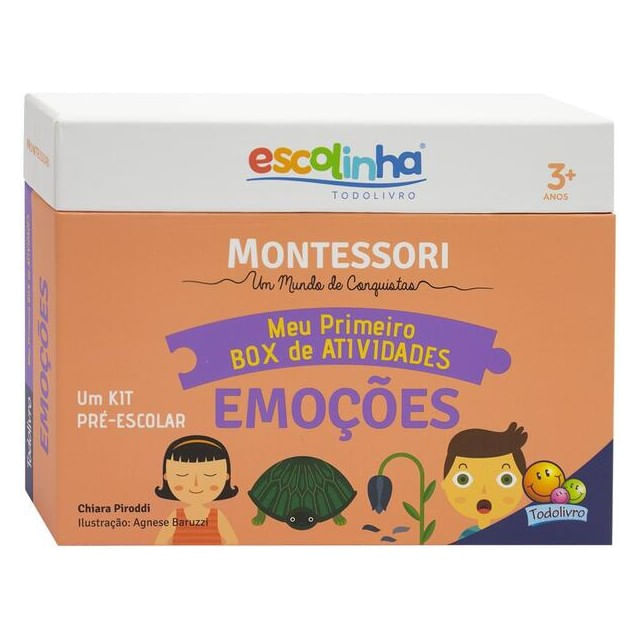 Escolinha Montessori Meu P Box de Atividades: EmoçõEs (Escolinha)