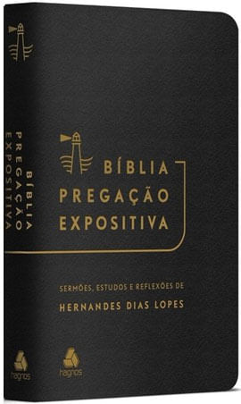 BíBlia Pregação Expositiva | Ra |Pu Luxo Preto