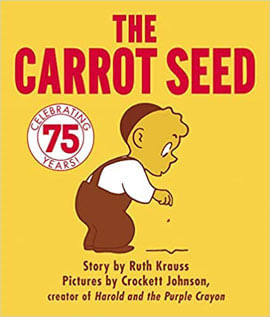The Carrot Seed Board Book - 75th Anniversary