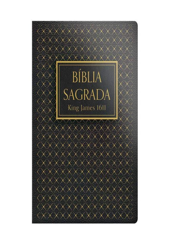 BíBlia King James 1611 - Capa Semi Luxo Preta