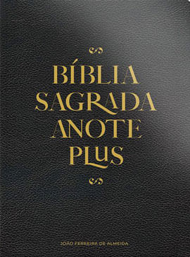 BíBlia Anote Plus Rc - Capa Semi Luxo Preta