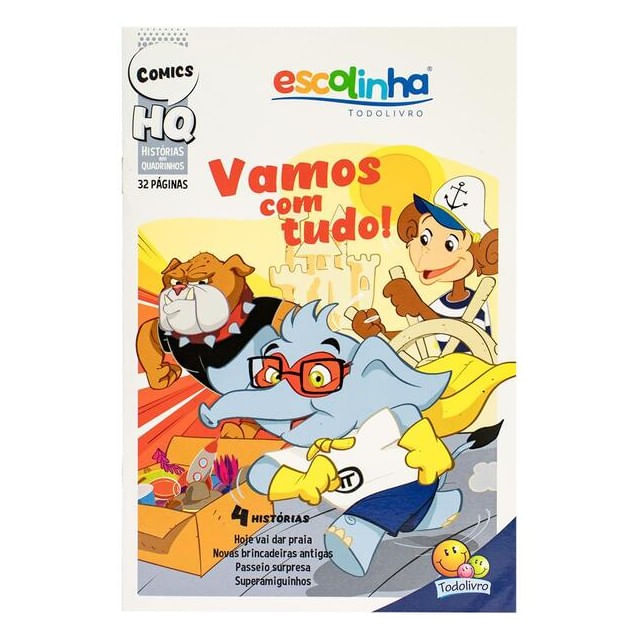 HistóRias em Quadrinhos: Vamos com Tudo! (Escolinha Todolivro)