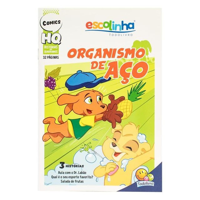 HistóRias em Quadrinhos: Organismo de aço (Escolinha Todolivro)