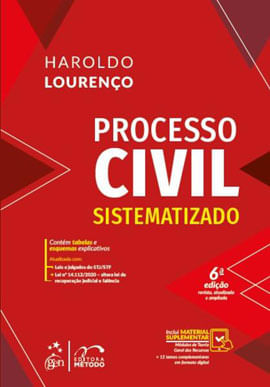 Processo Civil Sistematizado - 6ª Edição 2021