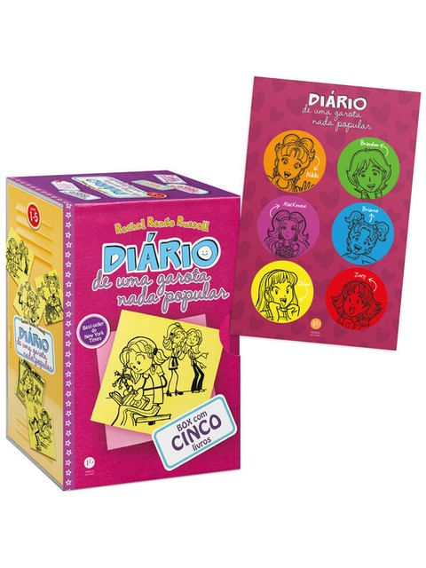 Box DiáRio de uma Garota Nada Popular (Vol. 1 a 5 - Edição de Bolso)