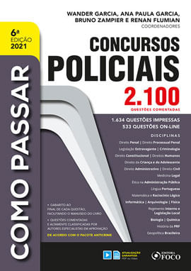 Como Passar em Concursos Policiais - 2.100 QuestõEs Comentadas - 6ª Ed - 2021