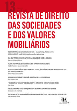 Revista de Direito das Sociedades e dos Valores MobiliáRios Nº13 - Vol. 13
