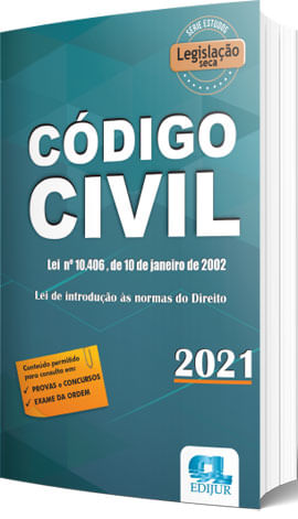 CóDigo Civil SéRie Legislação - 2021