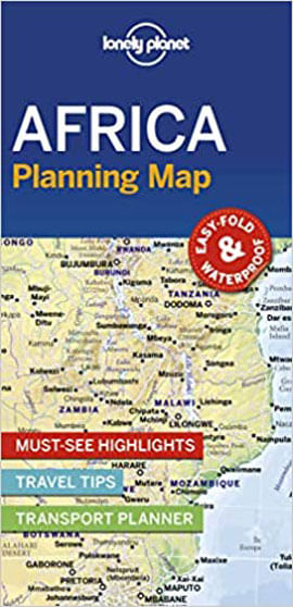 Africa Planning Map 2019 - Lonely Planet