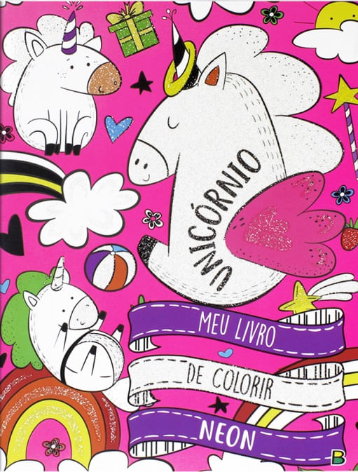 Meu Livro de Colorir Neon: UnicóRnio