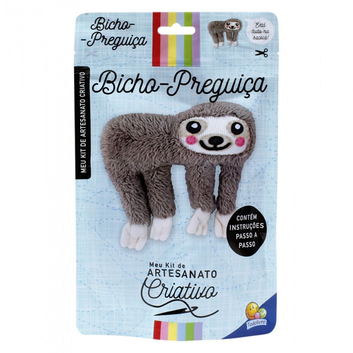 Livro de Artesanato Criativo: Bicho-Preguiça