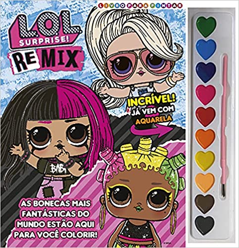 Lol Surprise! Livro para Pintar com Aquarela