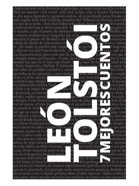 7 Mejores Cuentos - LeóN TolstóI