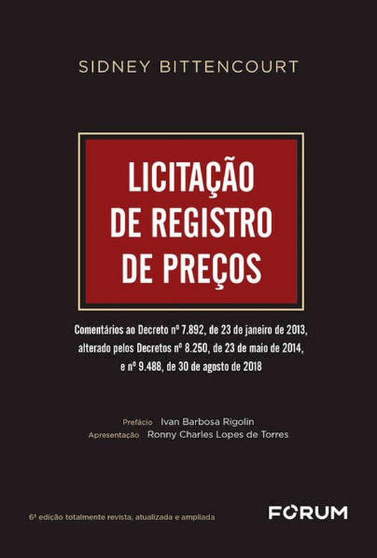 Licitação de Registro de Preços