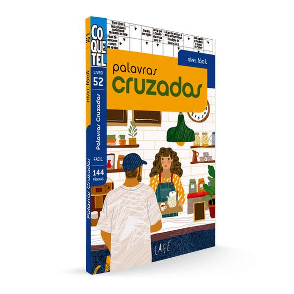 Livro Coquetel Palavras Cruzadas FáCil Ed 52