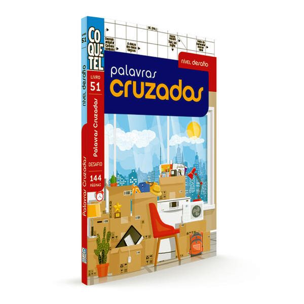 Livro Coquetel Palavras Cruzadas Desafio Ed 51