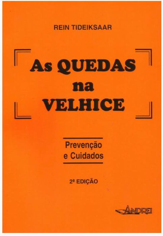 Capa do livro As Quedas na Velhice de Rein Tideiksaar