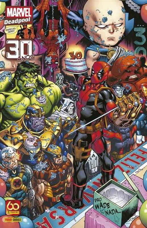 Capa do livro Deadpool 30 Anos: Especial Nerd de AniversáRio de Fabian | Thompson Kelly | Liefeld Rob Nicieza