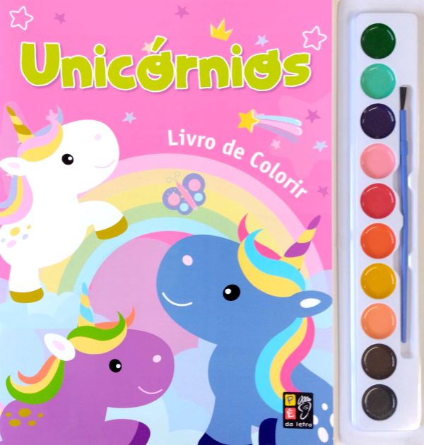 UnicóRnios - Livro de Colorir - Aquarela