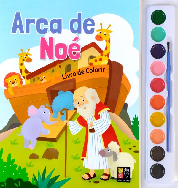 Arca de noé - Livro de Colorir - Aquarela
