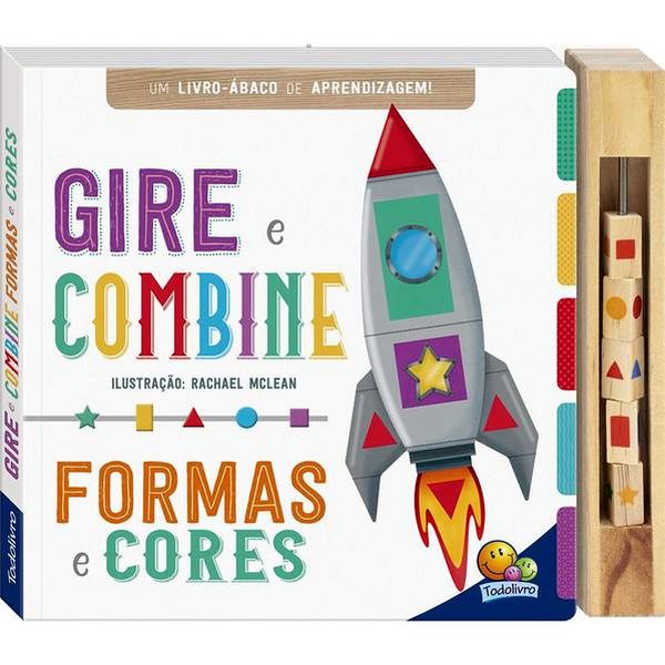 Primeiros Conceitos Aprenda com áBaco: Gire e Combine Formas e Cores