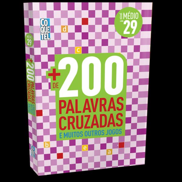 Livro Mais 200 Palavras Cruzadas Ed. 29