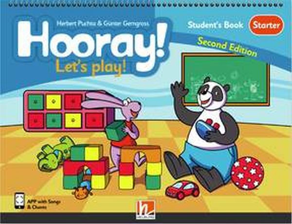 Hooray! Let'S Play!  Starter - Student'S Book - e-Zonekids, App, Stickers - Second Edition