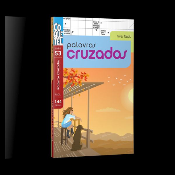 Livro Coquetel Palavras Cruzadas FáCil Ed 53