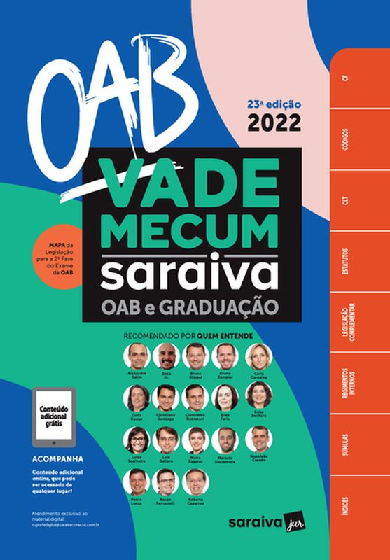Vade Mecum Saraiva Oab e Graduação - 23ª Edição 2022