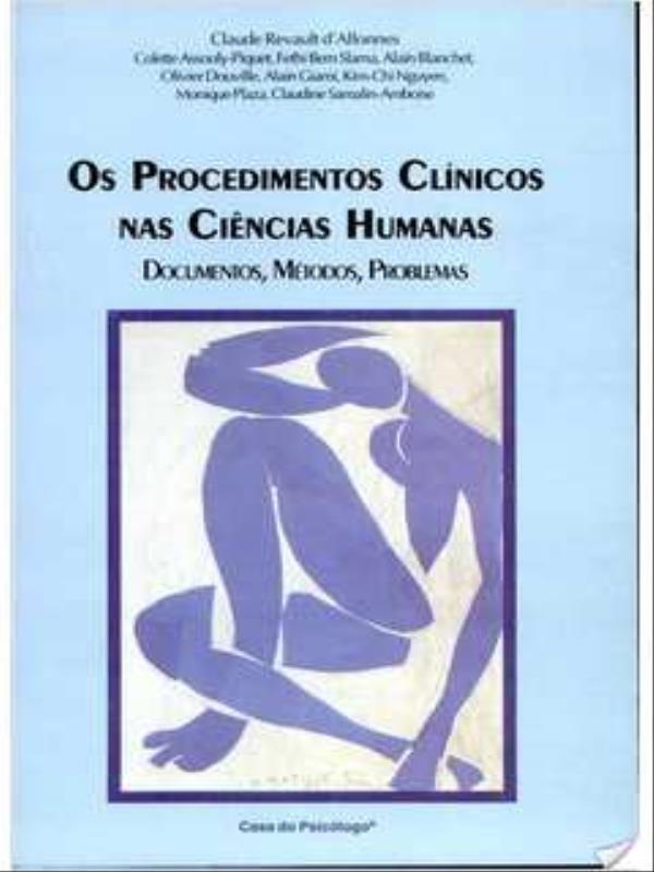 Os Procedimentos ClíNicos nas CiêNcias Humanas