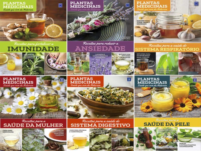 Coleção Plantas Medicinais (6 Livros)