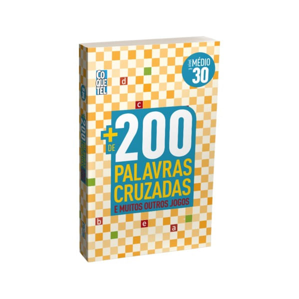 Livro Mais 200 Palavras Cruzadas MéDio Ed. 30