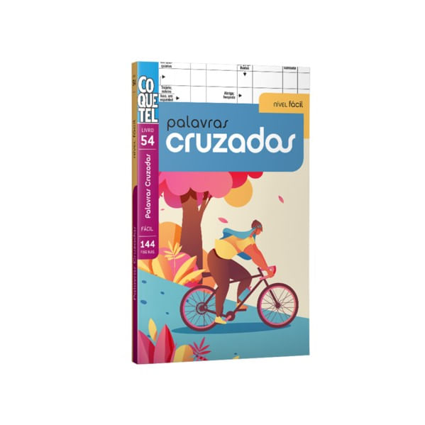 Livro Coquetel Palavras Cruzadas FáCil Ed 54