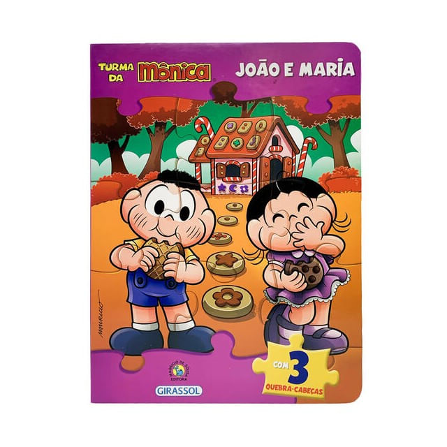 Turma da MôNica Livro Quebra-Cabeças - João e Maria