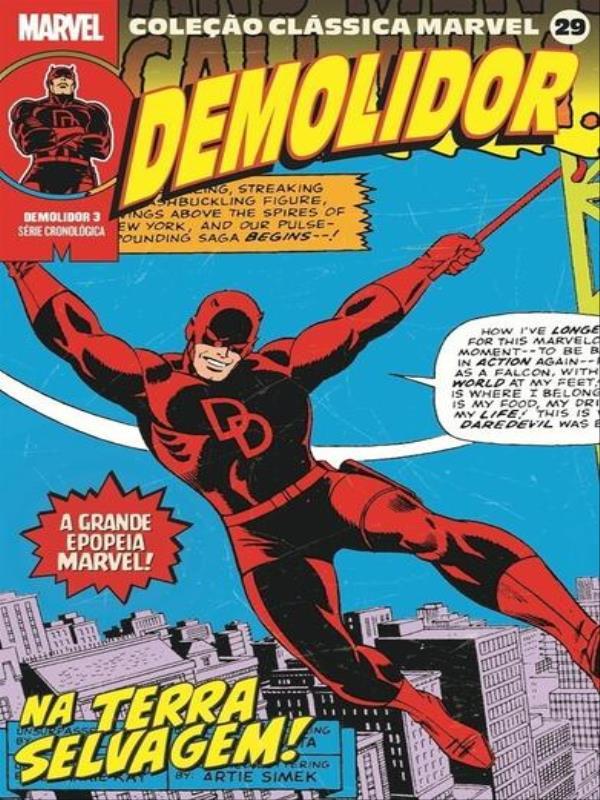 Capa de Coleção CláSsica Marvel Vol.29 - Demolidor Vol.03