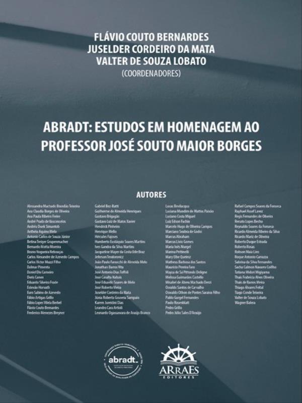 Abradt – Estudos em Homenagem ao Professor José Souto Maior Borges