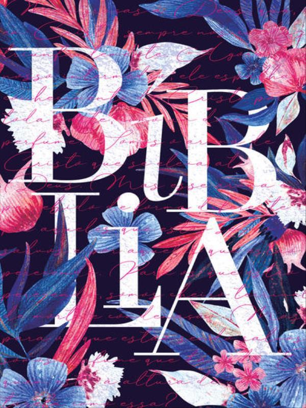 BíBlia Nvt 960 Aroma Azul e Pink - Letra Normal