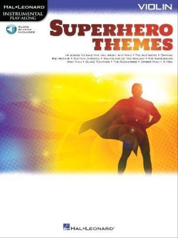 Superhero Themes For Violin- Instrumental Play-Along