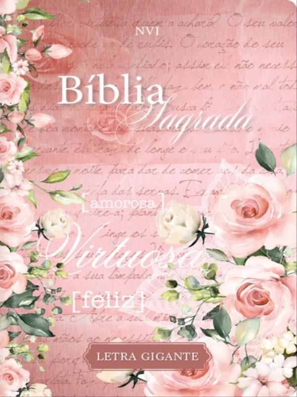 BíBlia Sagrada Feminina | Letra Gigante | Mulher Virtuosa | Capa Dura